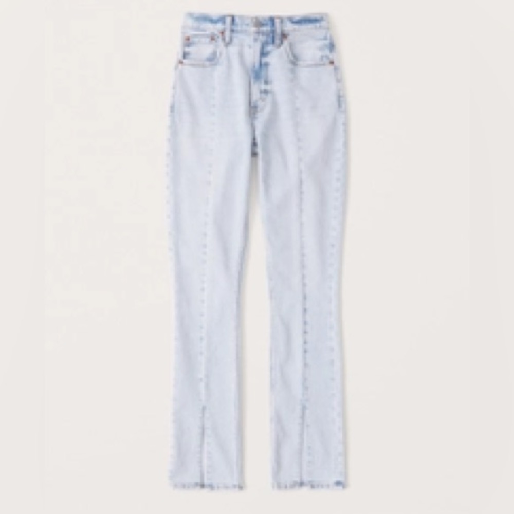 Abercrombie and Fitch High Rise Skinny Jean with Slits